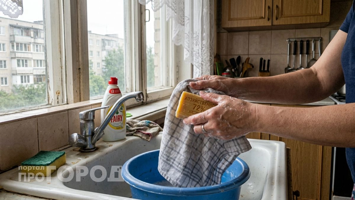 Убрала въевшийся жир с кухонных полотенец за полторы минуты в обычном пакете и навсегда забыла про долгое кипячение