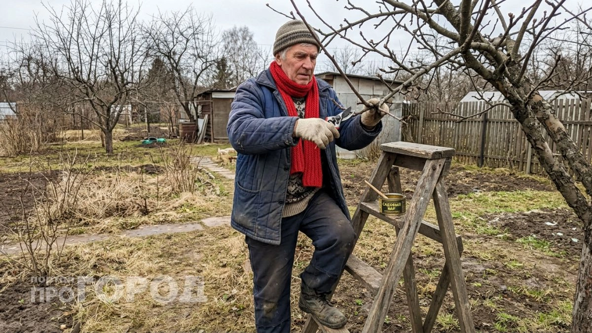 Пока все тянут до апреля и лишаются урожая, я смело обрезаю ветки в минус пять ради мощного роста и крупных яблок