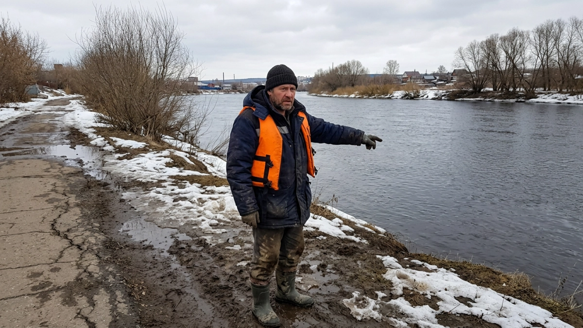 Лёд на реке Белой тает: рыбакам Башкирии советуют остаться на берегу