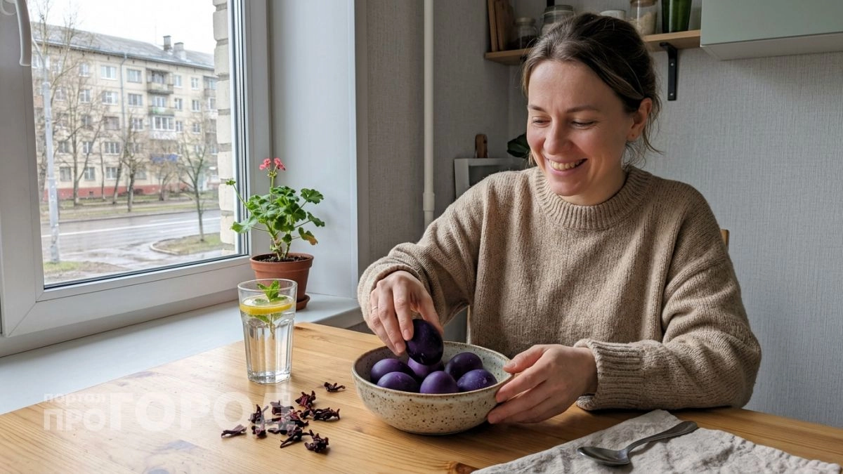 Трачу копейки на покраску яиц к Пасхе — беру обычные продукты с кухни и получаю яркие насыщенные цвета