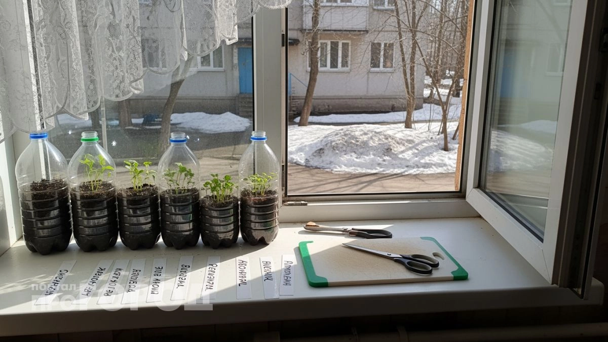 Смеялась над теми кто копит молочные бутылки, а теперь сама без них ни одну рассаду не сажаю