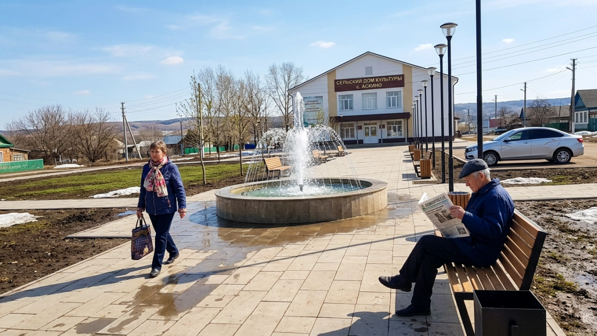 «Башнефть» поможет обновить центральные площади в трёх сёлах Башкирии