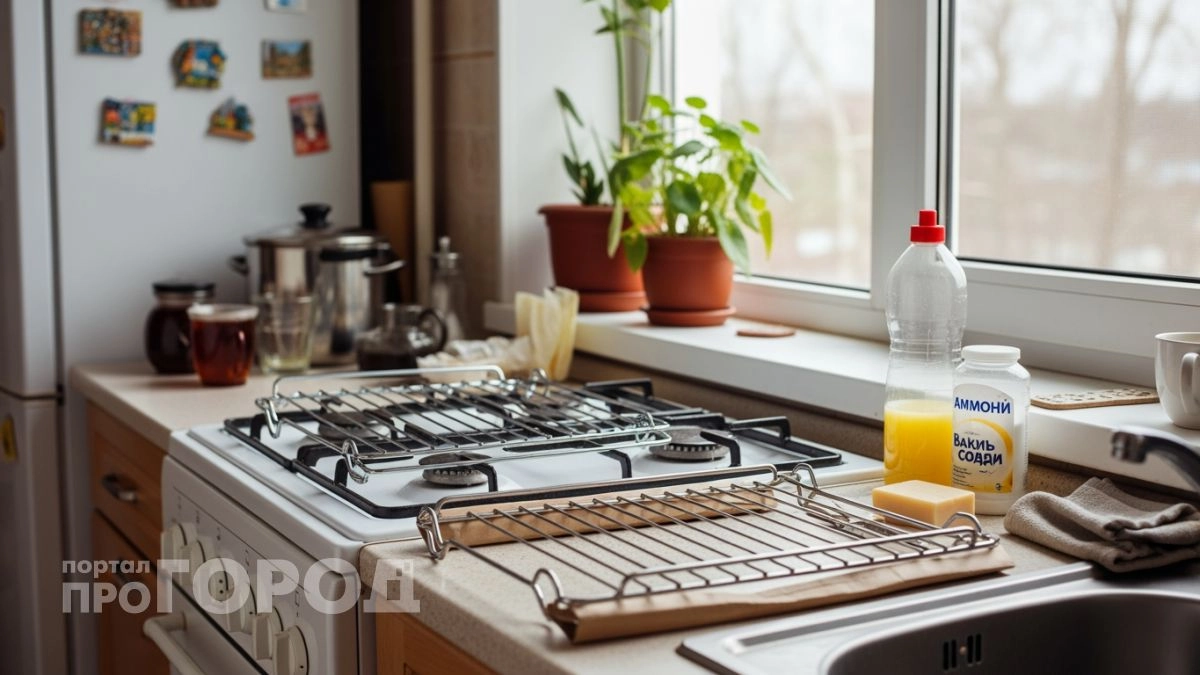 Забудьте про жесткие щетки: этот кухонный состав растворяет вековой нагар с решетки плиты за считанные минуты