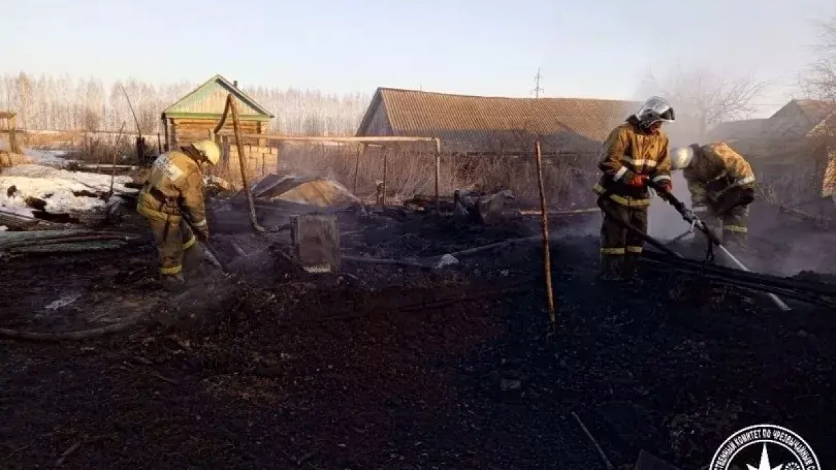 Пожар в Башкирии унёс жизни двух мужчин в Аургазинском районе