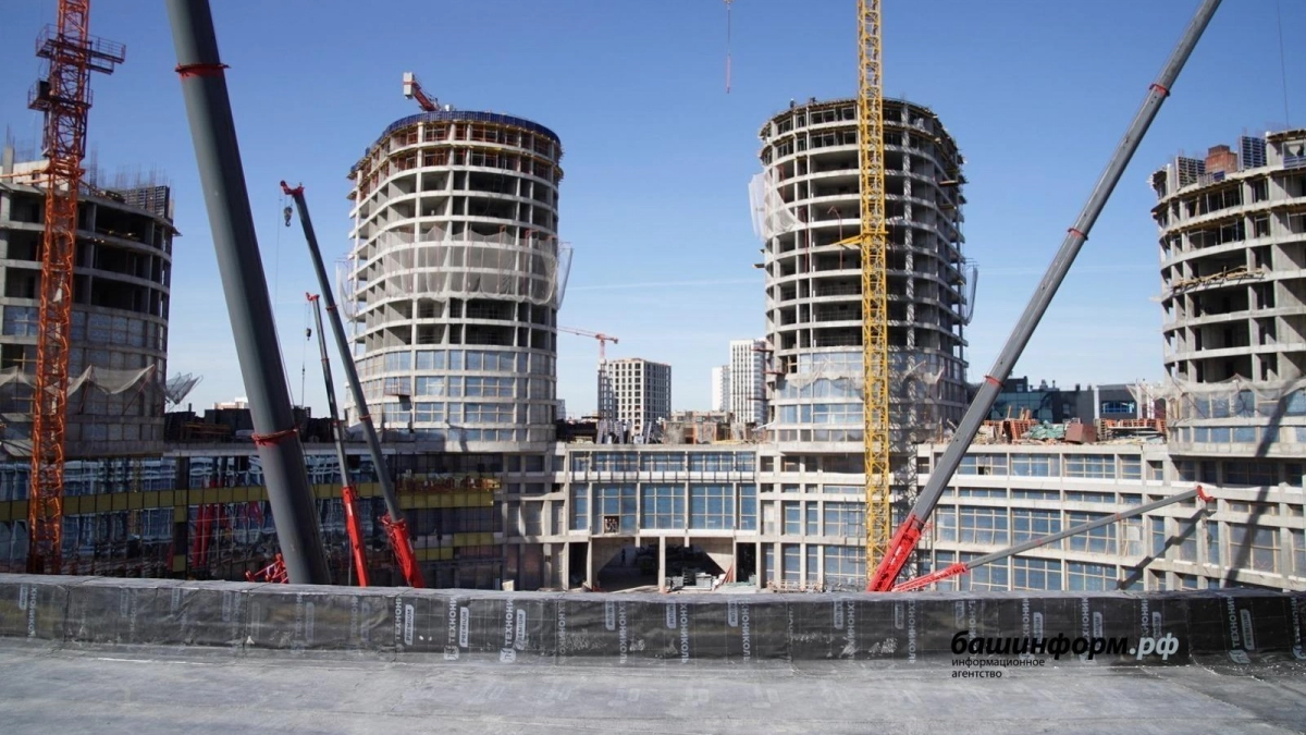 Студенческий кампус в Башкирии растёт на три этажа в месяц