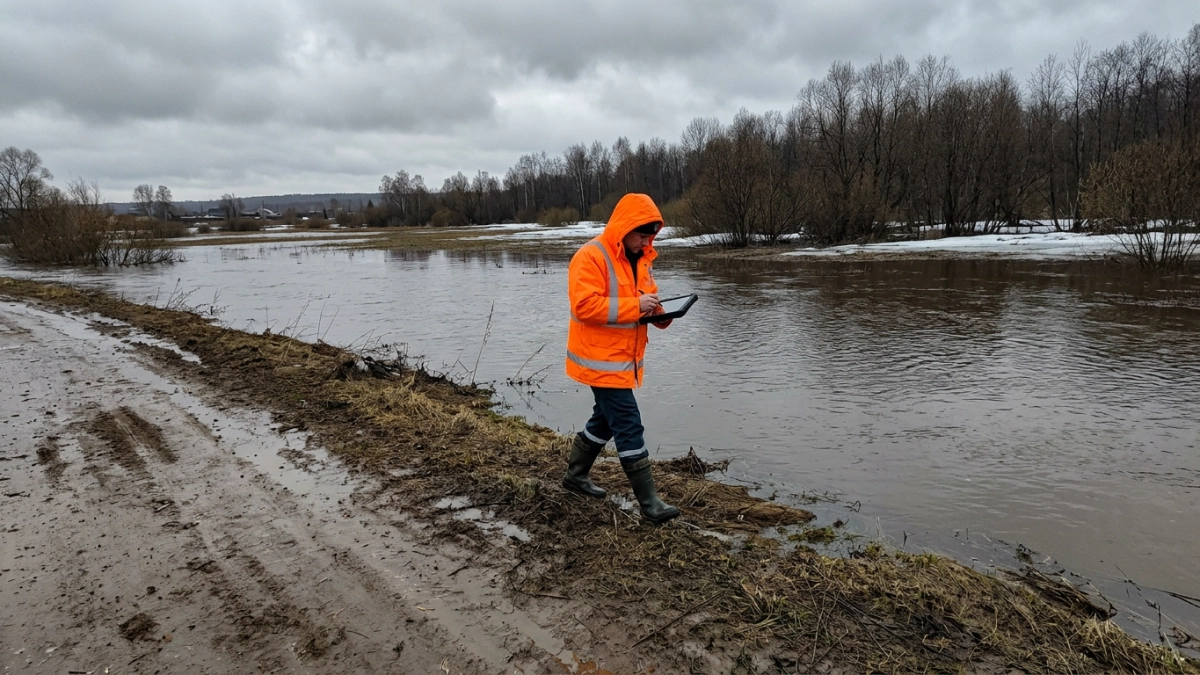 Три реки в Башкирии вышли из берегов: паводок идёт на север