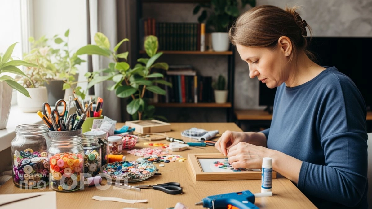 Перестала выбрасывать пуговицы со старых вещей: теперь создаю из них домашний декор, который выглядит дорого