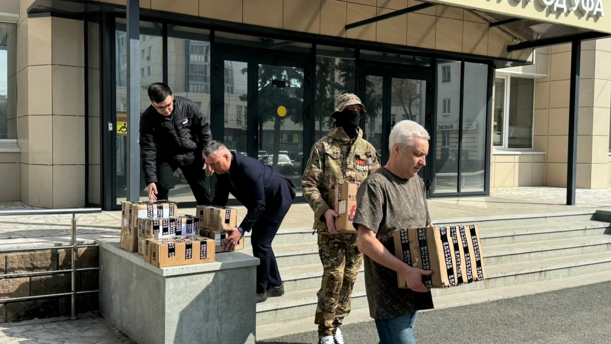 Уфа отправила «Буханку» на Южно-Донецкое направление командиру артвзвода