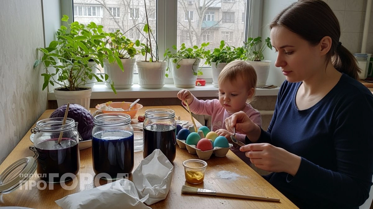 Больше не покупаю химию: просто отвариваю краснокочанную капусту и получаю на яйцах эффект глубокого космоса