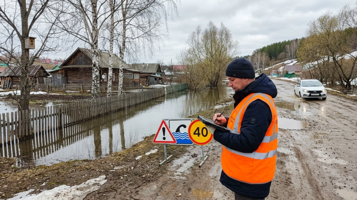 Паводок в Башкирии охватил восемь районов: 52 участка и дороги под угрозой