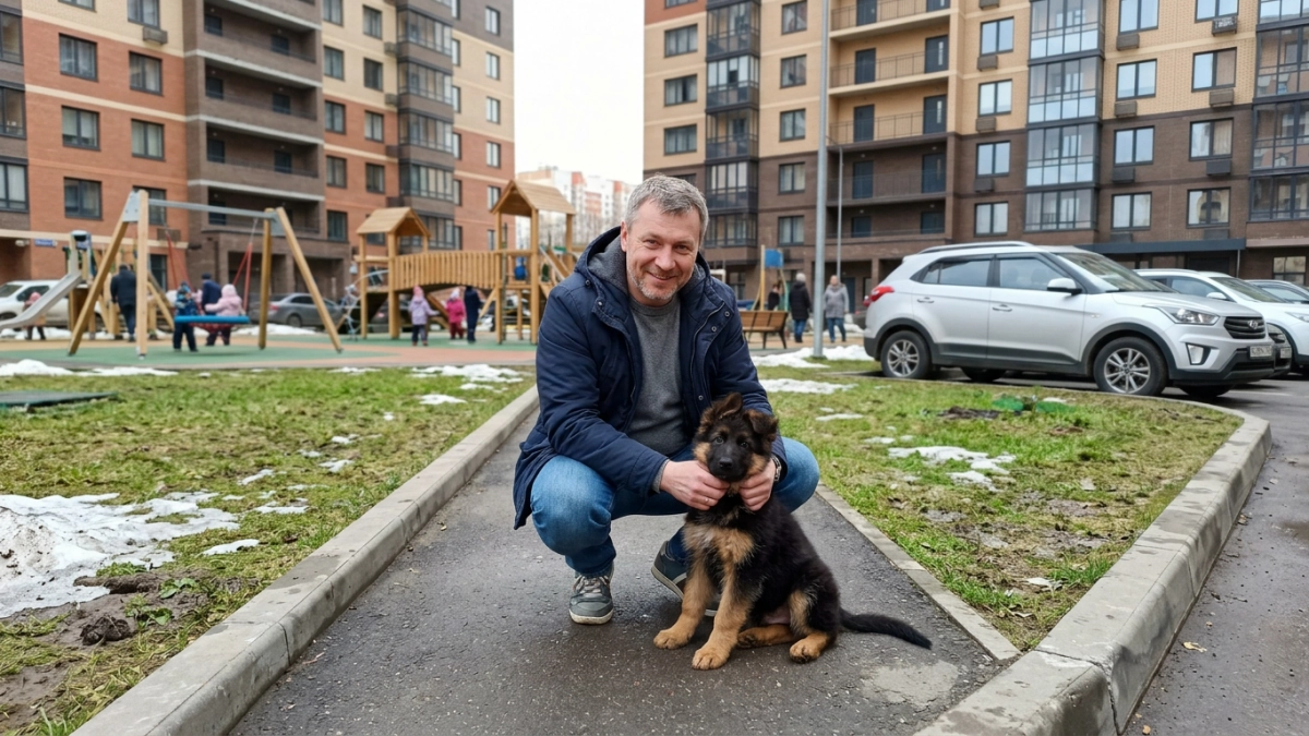 Глава Башкирии представил третьего питомца — щенка овчарки по кличке Саладин