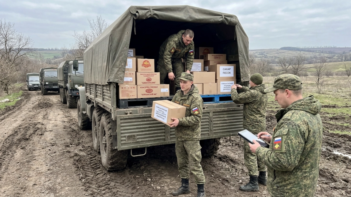 Башкирия отправила гуманитарный конвой в семь воинских подразделений