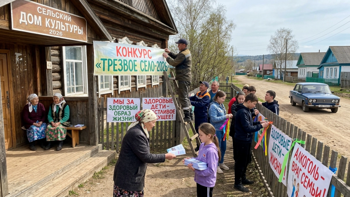 52 села Башкортостана борются за звание «Трезвое» и 6 млн рублей