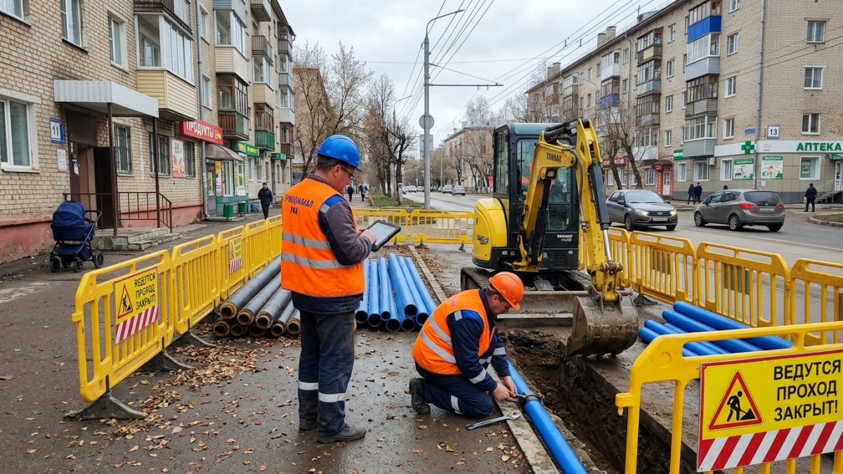Уфа вложит почти 96 млн рублей в коммуникации улицы Октябрьской Революции