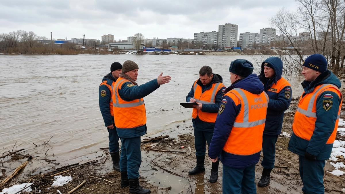 Пик половодья в Башкирии пройден: река Белая пошла на убыль
