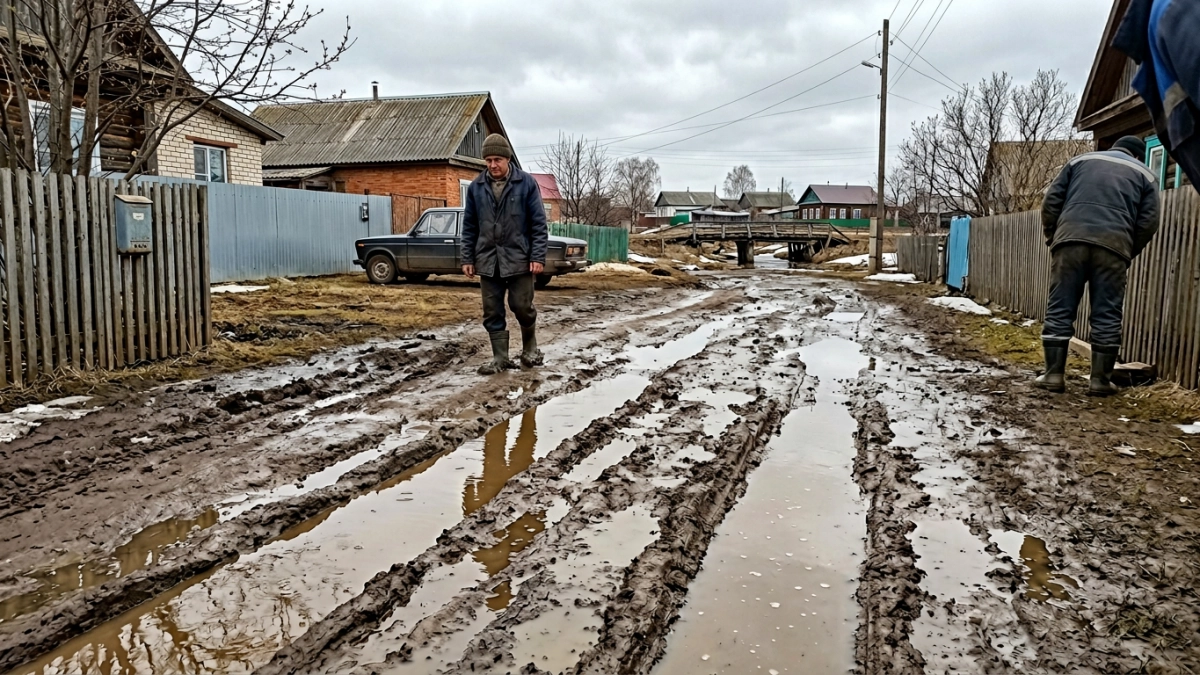 Бастрыкин взял под контроль дело о разбитой дороге в башкирской деревне