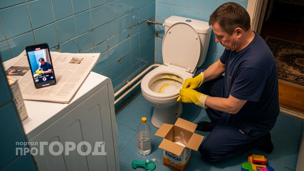 Никакой химии и щёток: просто добавьте это средство в унитаз перед сном и утром забудете о желтых полосах