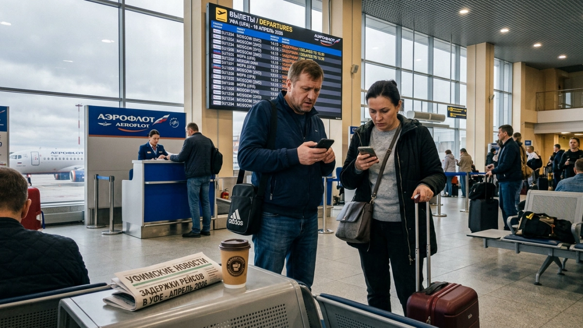 Аэропорт Уфы ограничил рейсы из-за угрозы беспилотников над Башкирией