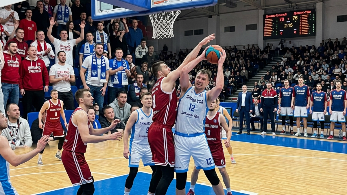 Уфимское «Динамо» победило в Грозном и сократило отставание в серии