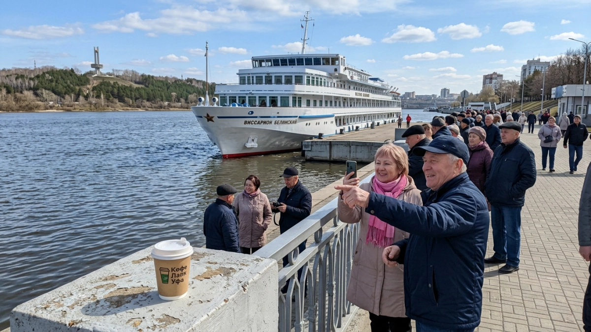 С 25 апреля в Уфу придут 14 круизных судов: сезон навигации открыт