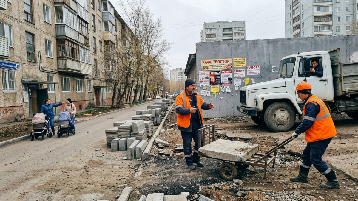 Реконструкция улицы Рабкоров в Уфе возобновится 20 апреля