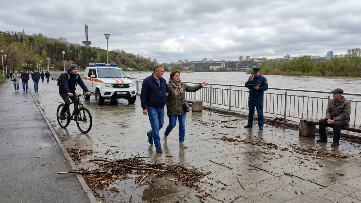 Половодье в Уфе отступает: Белая упала на 58 см за сутки