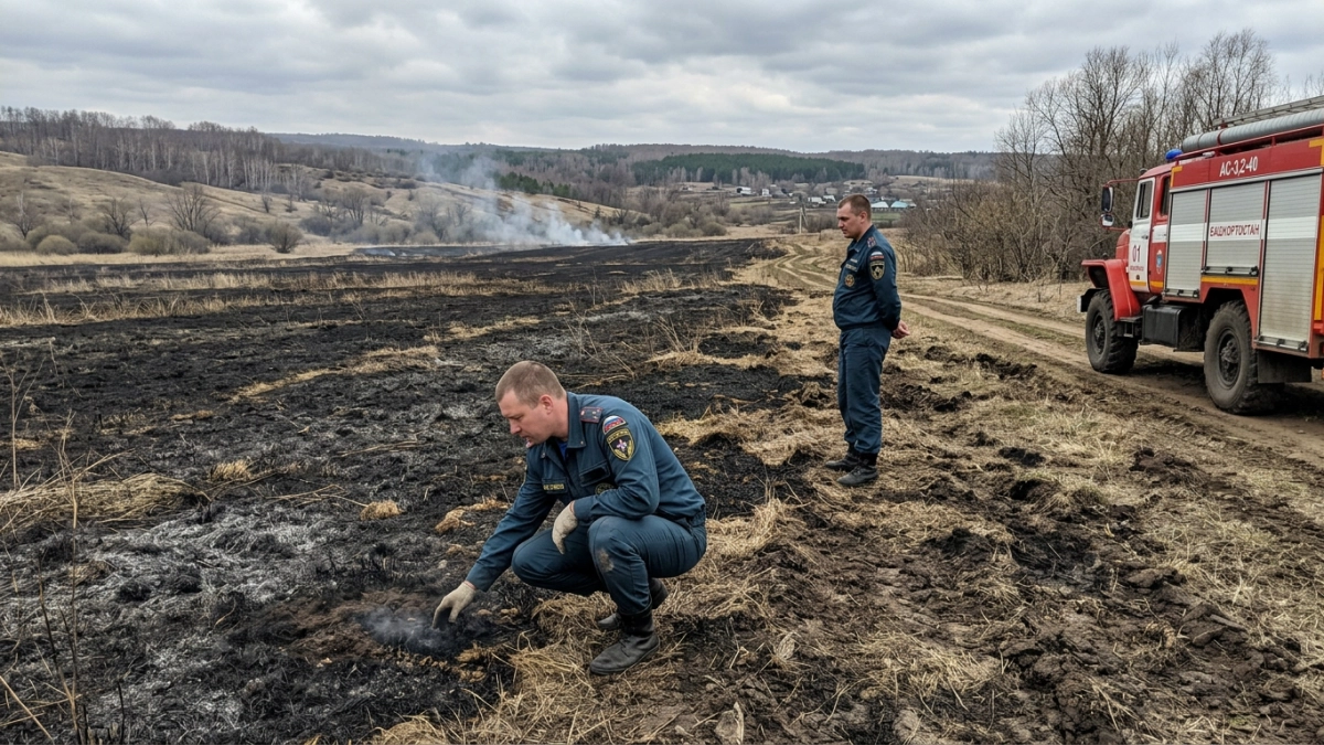 14 ландшафтных пожаров за сутки: огонь охватил восемь районов Башкирии