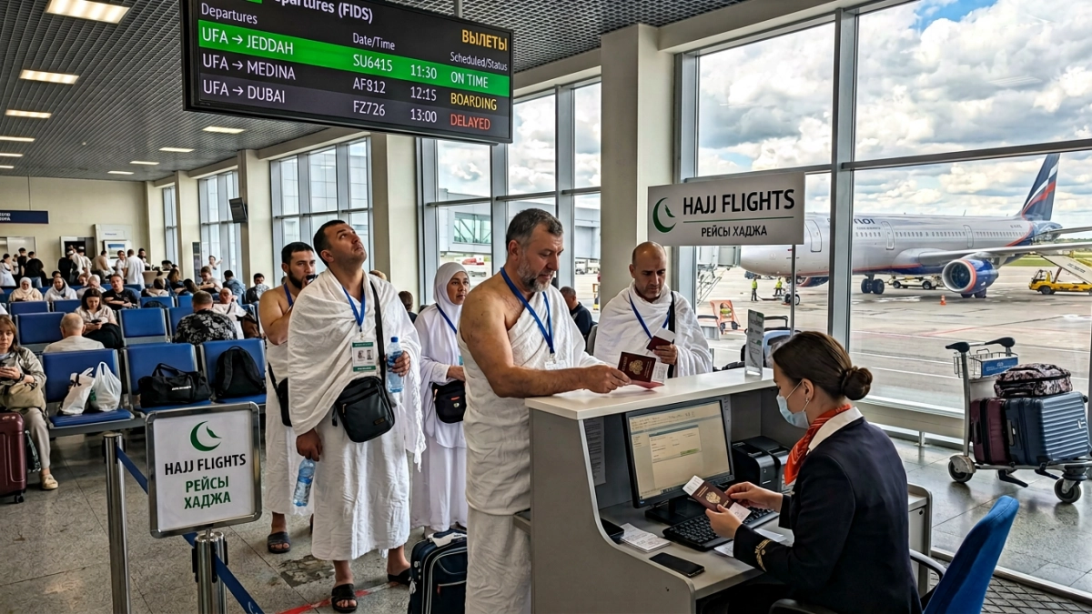 Уфа вошла в список городов с прямыми рейсами на хадж в Саудовскую Аравию