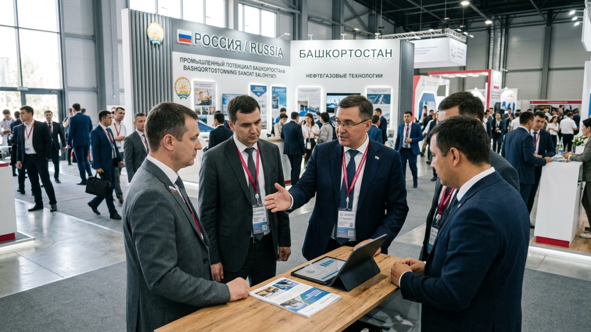 Хабиров привёз в Ташкент делегацию из 30 руководителей предприятий Башкортостана