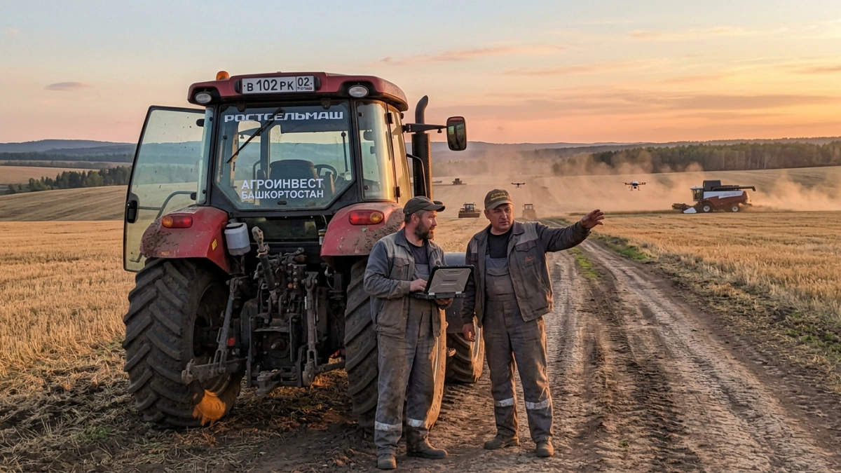 В Башкирии открылась компания, сдающая аграриям комбайны и агродроны в аренду