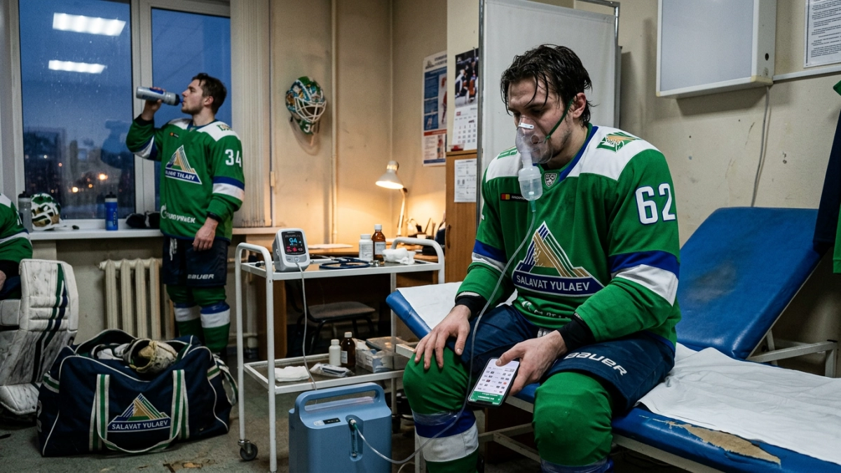 Вратарь «Салавата» играл с пневмонией и не мог встать с кровати