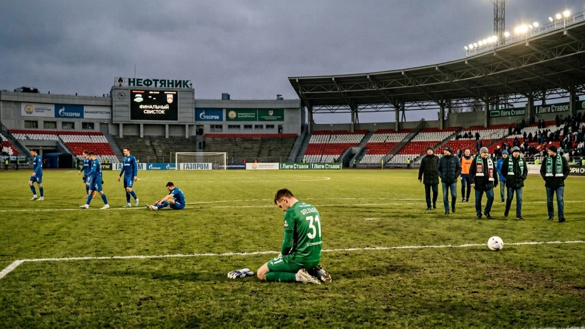 «КАМАЗ» победил «Уфу» на домашнем стадиоме единственным голом