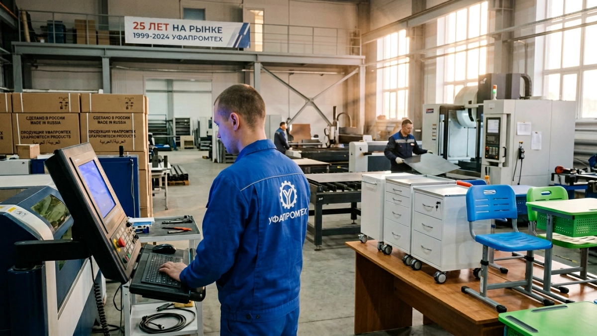 Уфимский завод медоборудования переключился на школьную мебель и вышел на Саудовскую Аравию