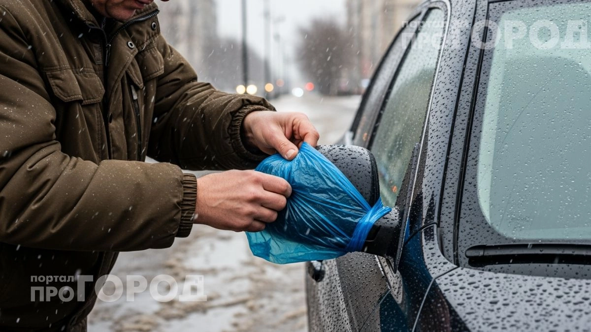 Увидели пакет на зеркале своего автомобиля: не спешите его убирать чтобы не попасть в ловушку мошенников