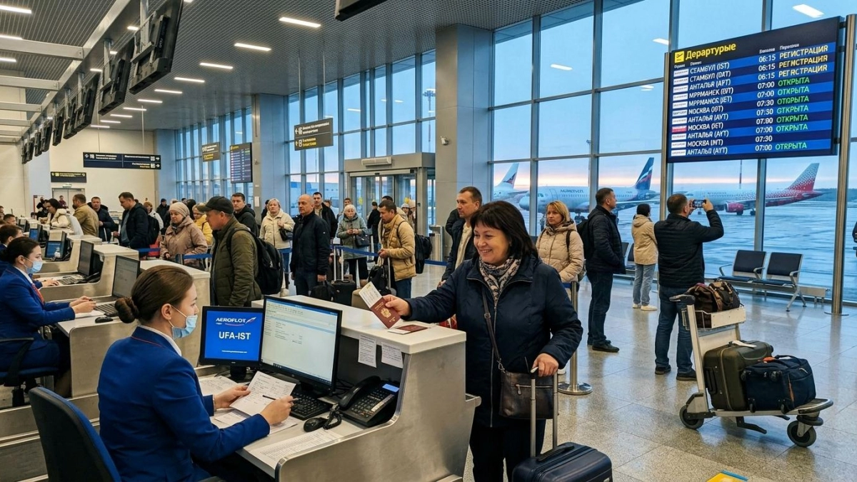 С 25 апреля из Уфы в Турцию добавят рейсы сразу четыре авиакомпании