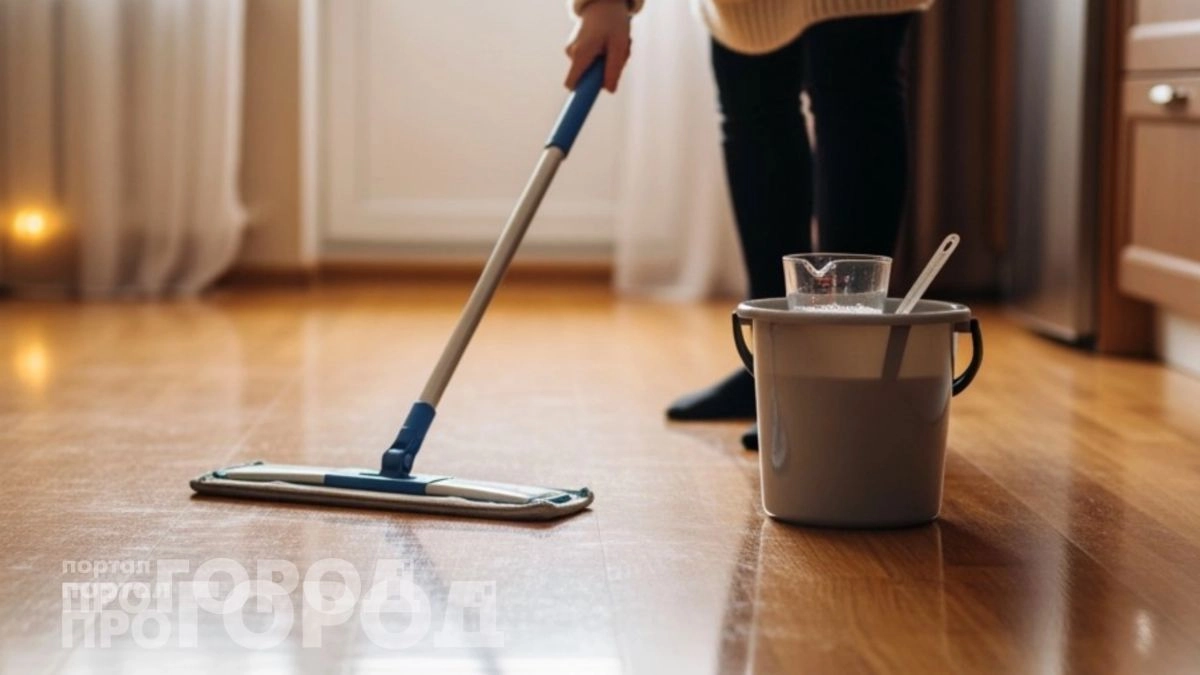 Хватит ежедневно протирать полы: добавляю в ведро этот дешевый состав и забываю о пыли на целую неделю