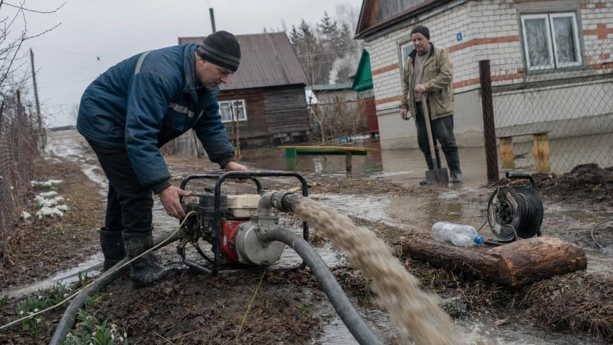 Дома и участки в СНТ под Уфой затопило: откачка воды продолжается
