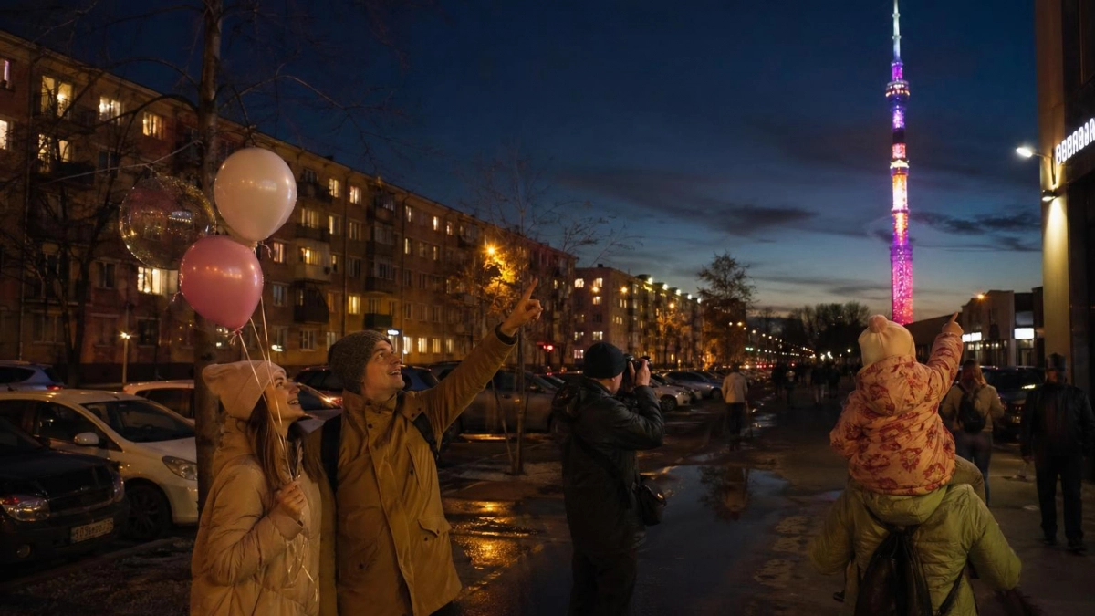 Телебашня в Уфе украсит небо праздничной подсветкой в честь Первомая