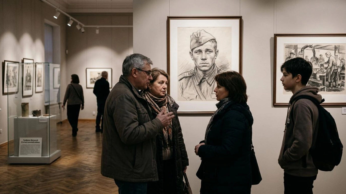 «Помню, что случилось не со мной»: 40 графических историй о героях войны открылись в Уфе