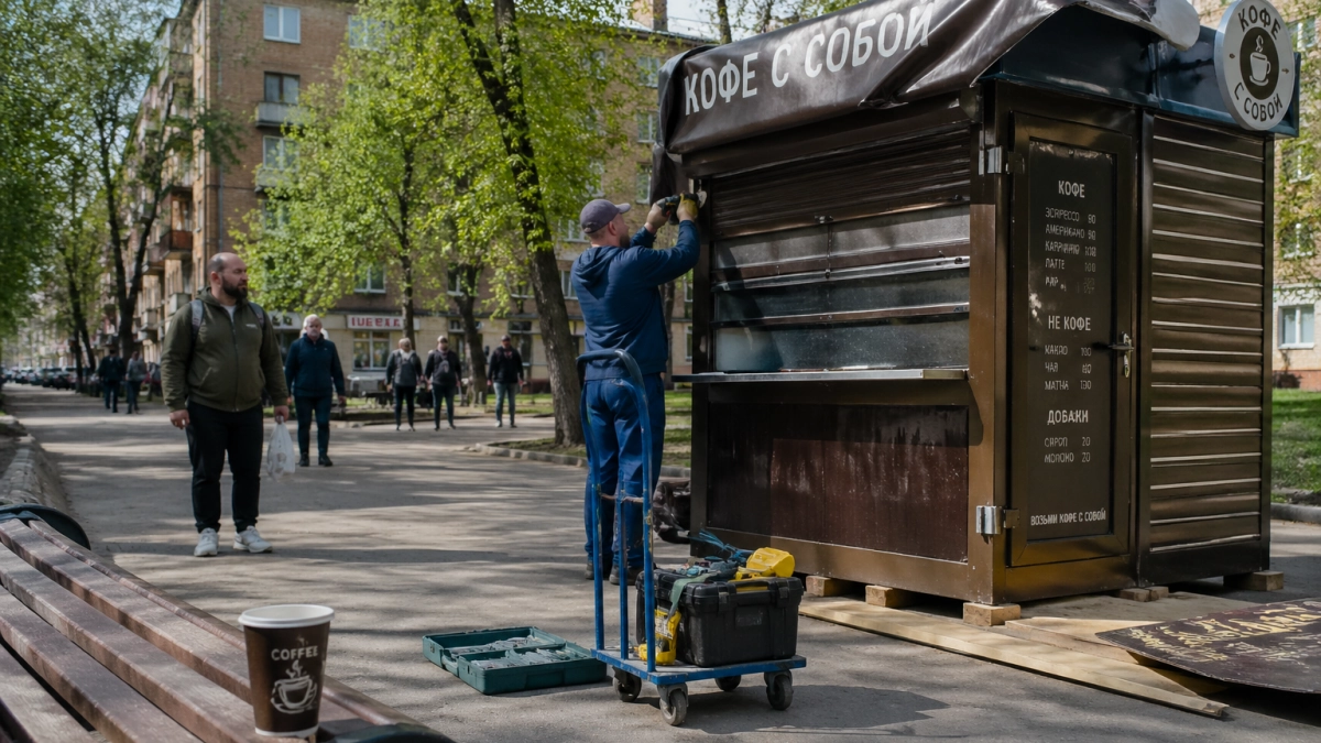В Уфе снесут бесхозный павильон «Кофе с собой»: владельца так и не нашли