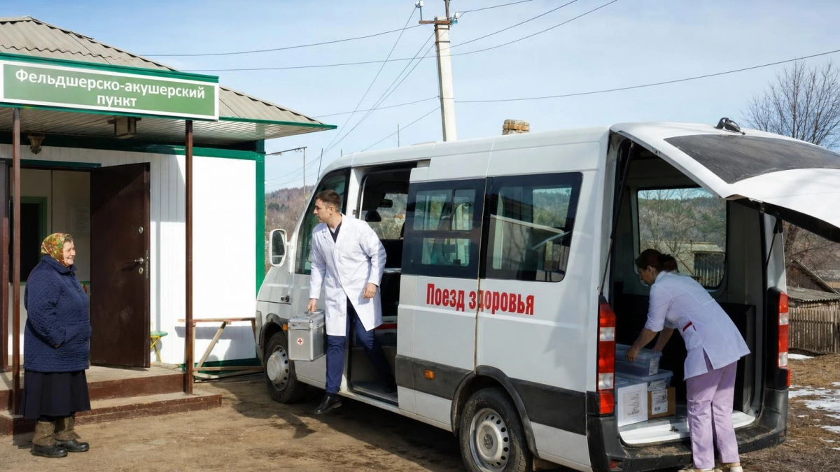 «Поезд здоровья» привёз столичных врачей в самые далёкие сёла Белорецкого района