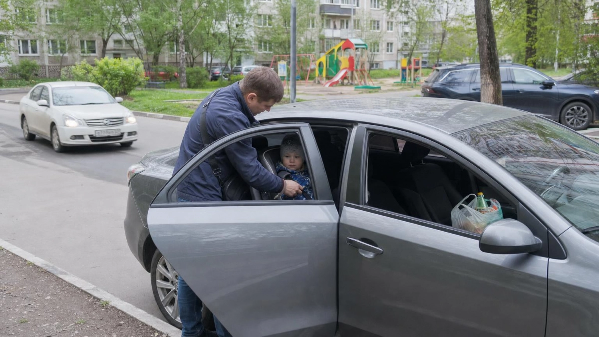 В Уфе курсант столкнулась с «Шкодой»: 9-летний ребёнок в больнице