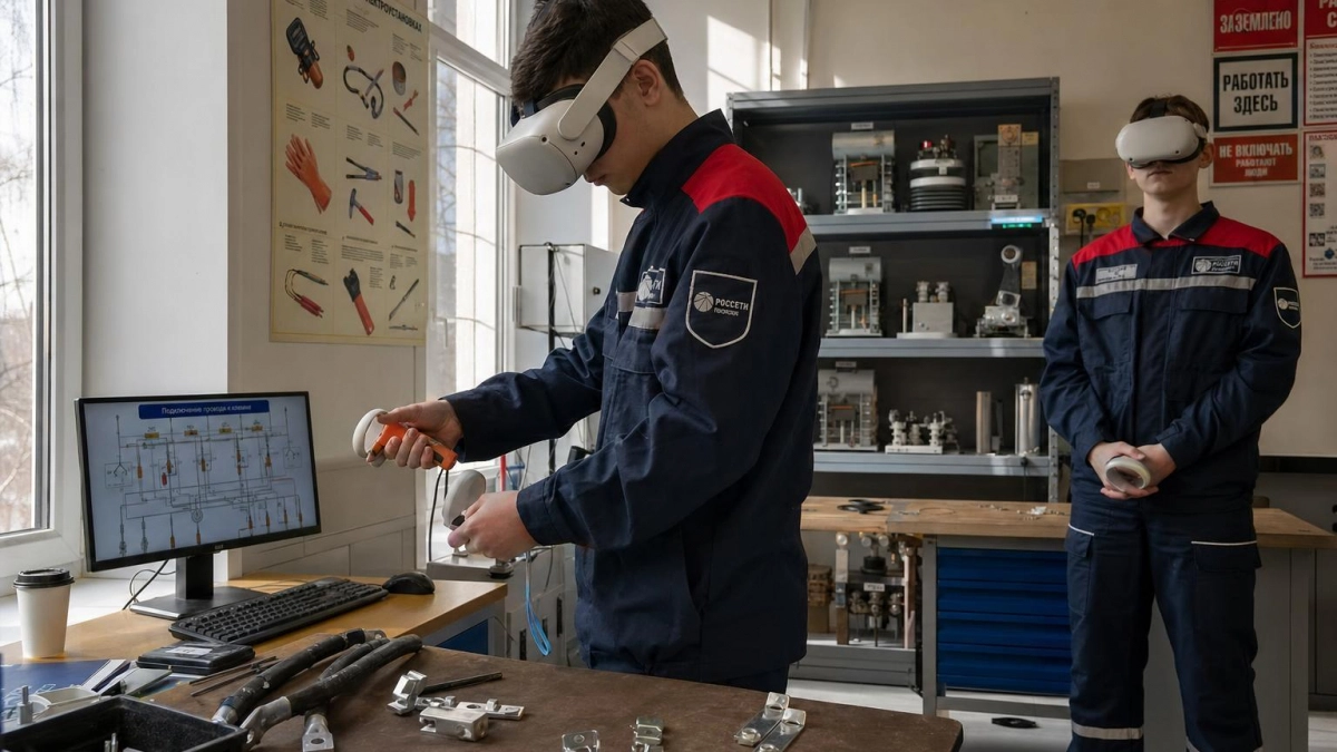 В кампусе Уфы создали VR-тренажёр для безопасной отработки электромонтажных работ