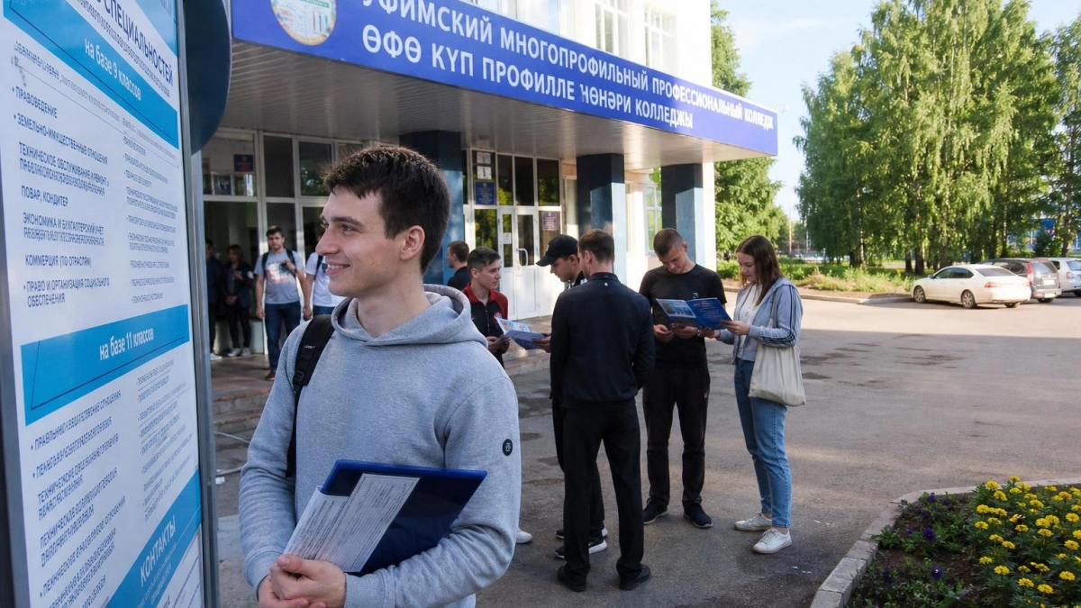 В колледжах Башкирии открыли 24 318 бюджетных мест: приём стартует в июне