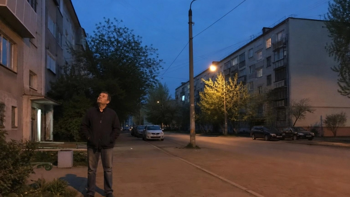 В Благовещенске новая линия освещения погасла через месяц после запуска