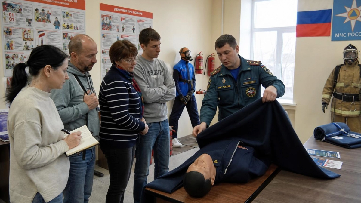 Спасатели Башкирии объяснили, что делать, если на человеке загорелась одежда