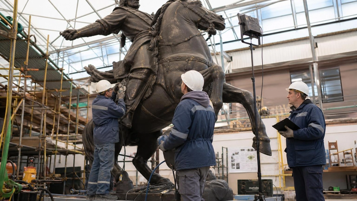 Памятник Салавату Юлаеву вернут на место в апреле 2027 года