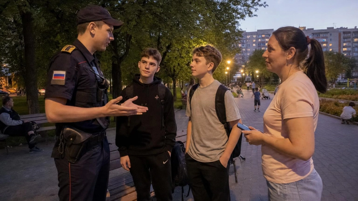 В Уфе поймали троих подростков ночью — протоколы получили родители