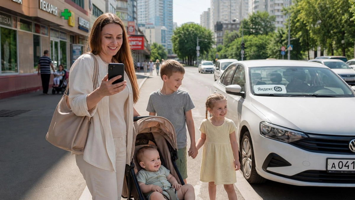 Яндекс.Такси даст многодетным семьям Уфы скидку 30% на два месяца