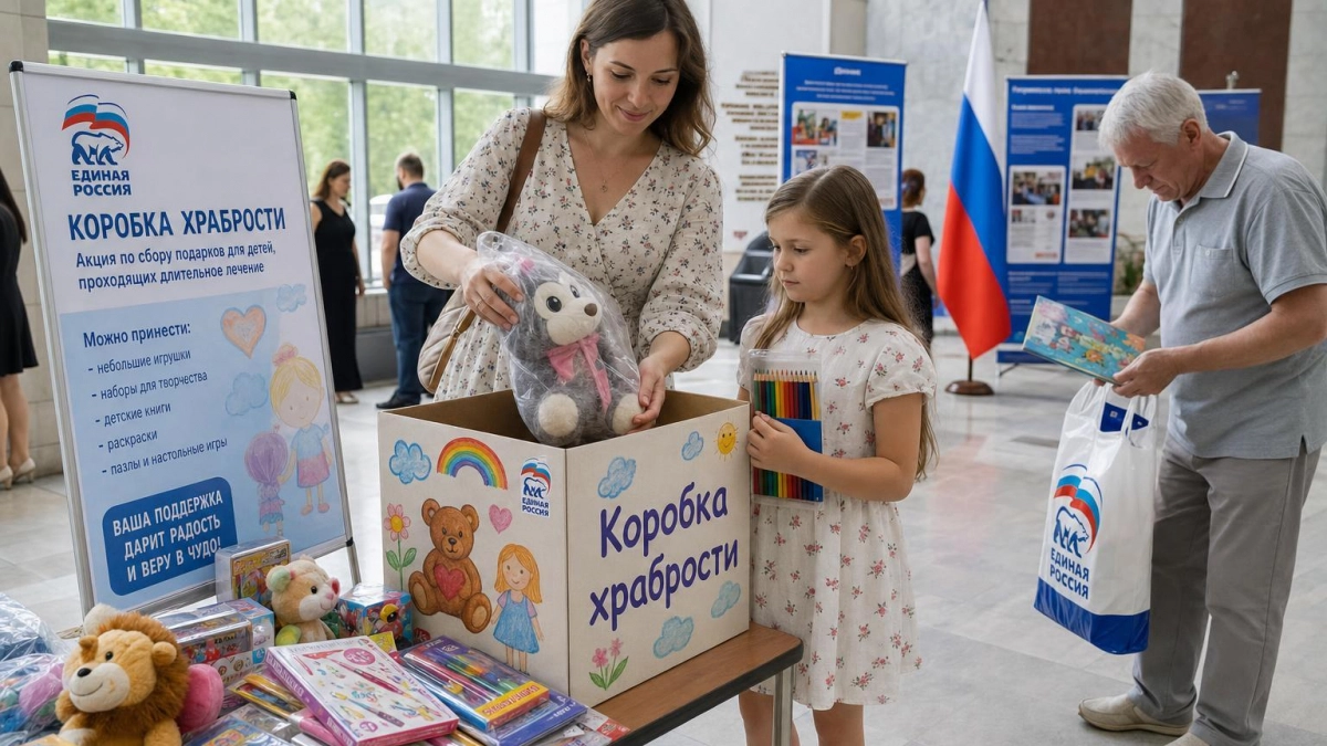 В День защиты детей в Башкирии стартовала «Коробка храбрости»